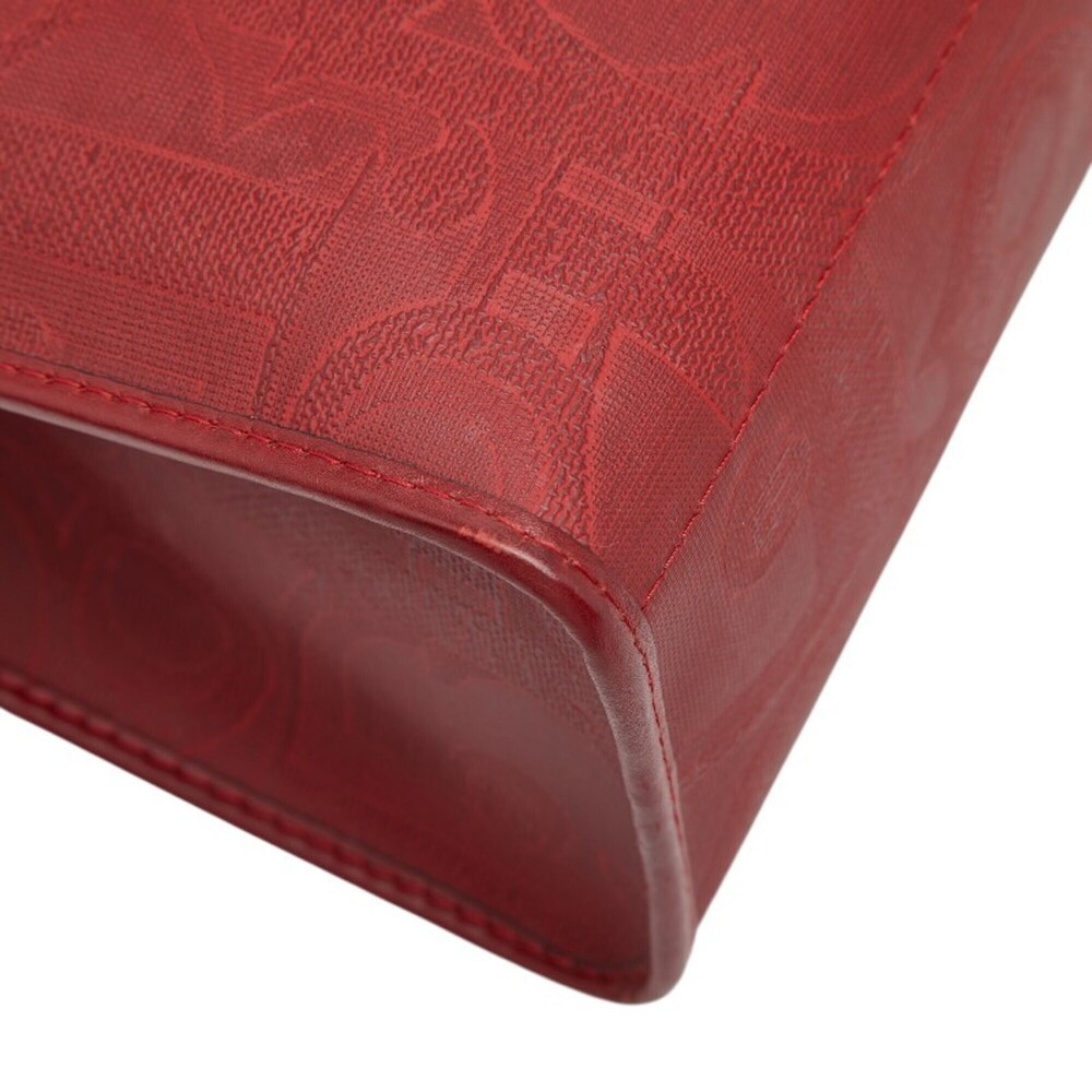 CHRISTIAN DIOR Red Leather Trotter Shoulder Bag - Picture 7 of 15
